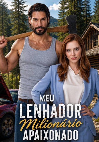 Capa da miniss&eacute;rie Meu Lenhador Milionário Apaixonado
