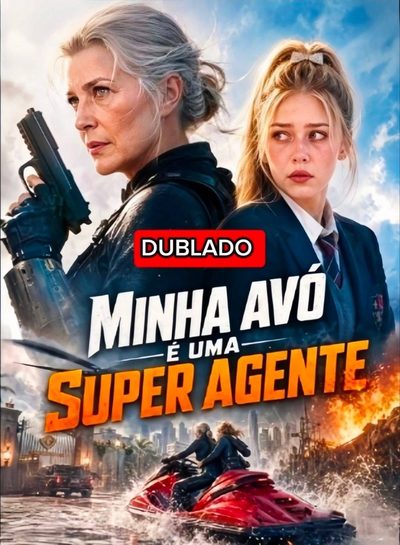 Capa da miniss&eacute;rie Minha Avó É uma Super Agente