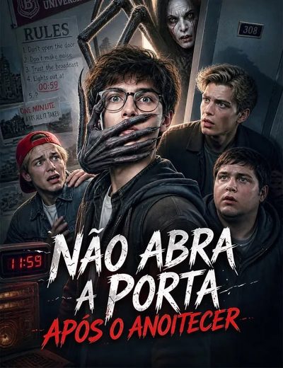 Capa da miniss&eacute;rie Não Abra a Porta Após o Anoitecer -