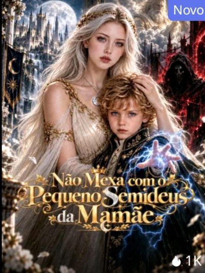 Capa da miniss&eacute;rie Não Mexa com o Pequeno Semideus da Mamãe