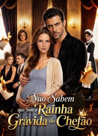 Capa da miniss&eacute;rie Não Sabem que Sou a Rainha Grávida do Chefão