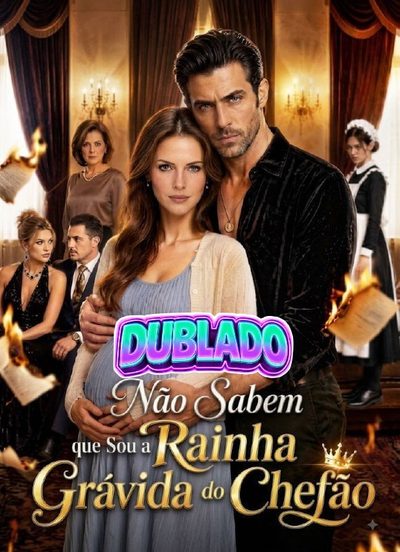 Capa da miniss&eacute;rie Não Sabem que Sou a Rainha Grávida do Chefão