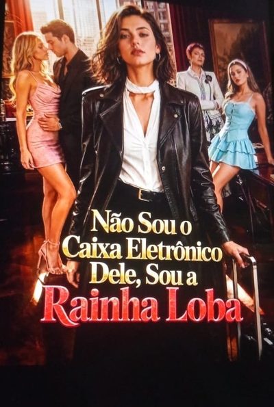 Capa da miniss&eacute;rie Não Sou Mais o Caixa Eletrônico Dele. Sou a Rainha Loba
