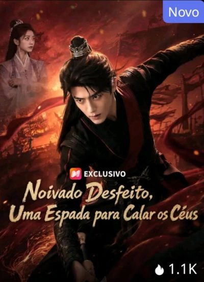 Capa da miniss&eacute;rie Noivado Desfeito, uma Espada para Calar os Céus