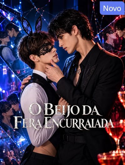 Capa da miniss&eacute;rie O Beijo da Fera Encurralada