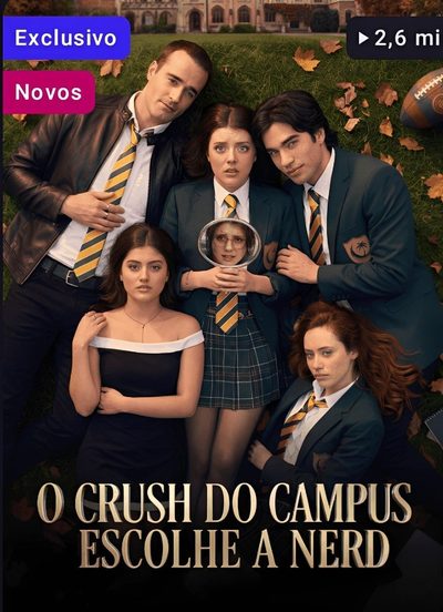 Capa da minisserie O Crush do Campus Escolhe a Nerd