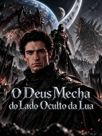 Capa da miniss&eacute;rie O Deus Mecha do Lado Oculto da Lua -