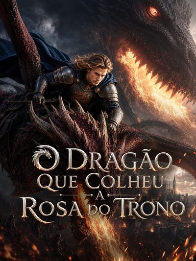 Capa da miniss&eacute;rie O Dragão que Colheu a Rosa do Trono -