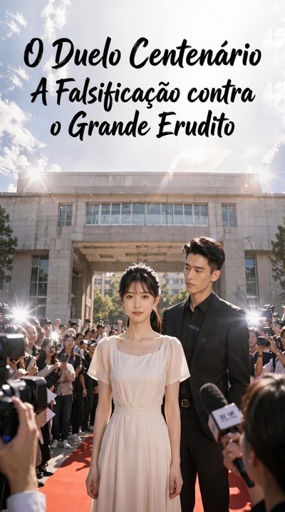 Capa da miniss&eacute;rie O Duelo Centenário a Falsificação Contra o Grande Erudito