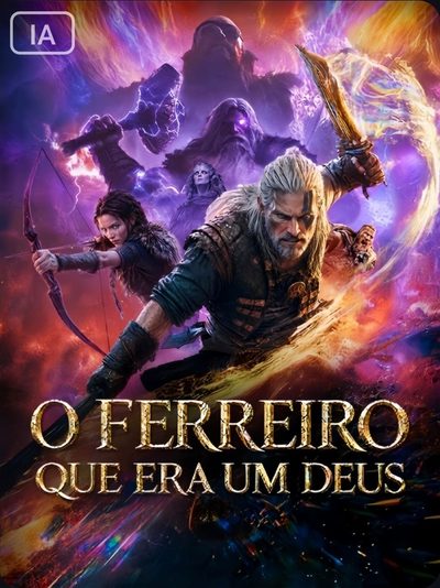 Capa da miniss&eacute;rie O Ferreiro que Era Um Deus