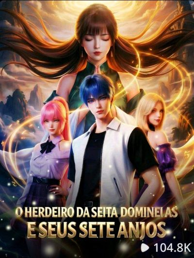 Capa da minisserie O Herdeiro da Seita Dominei-as e Seus Sete Anjos