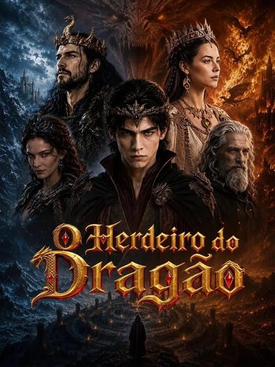 Capa da miniss&eacute;rie O Herdeiro do Dragão -