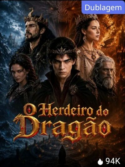 Capa da miniss&eacute;rie O Herdeiro do Dragão
