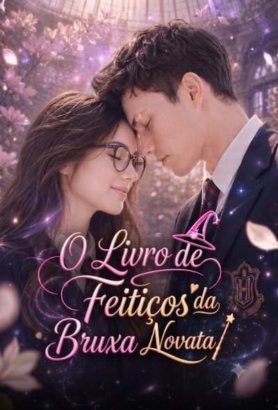 Capa da miniss&eacute;rie O Livro de Feitiços da Bruxa Novata