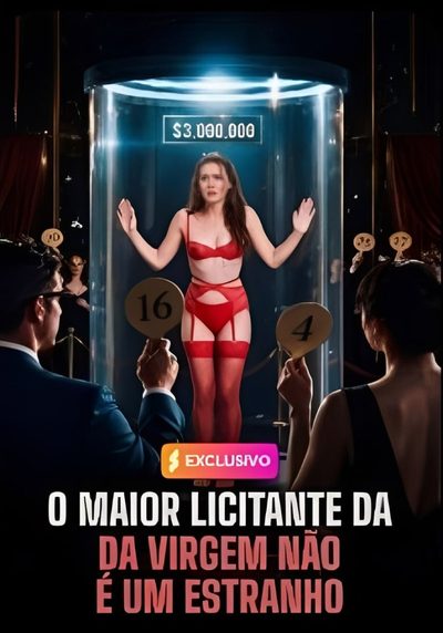 Capa da miniss&eacute;rie O Maior Licitante da Virgem Não É Um Estranho