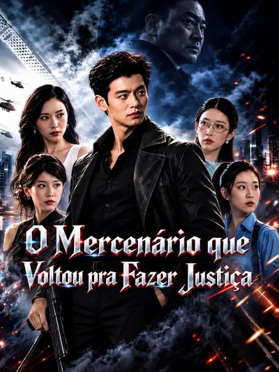 Capa da miniss&eacute;rie O Mercenário que Voltou Pra Fazer Justiça