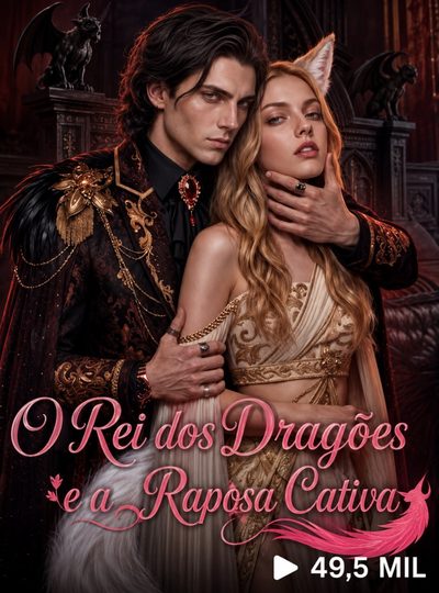 Capa da miniss&eacute;rie O Rei dos Dragões e a Raposa Cativa