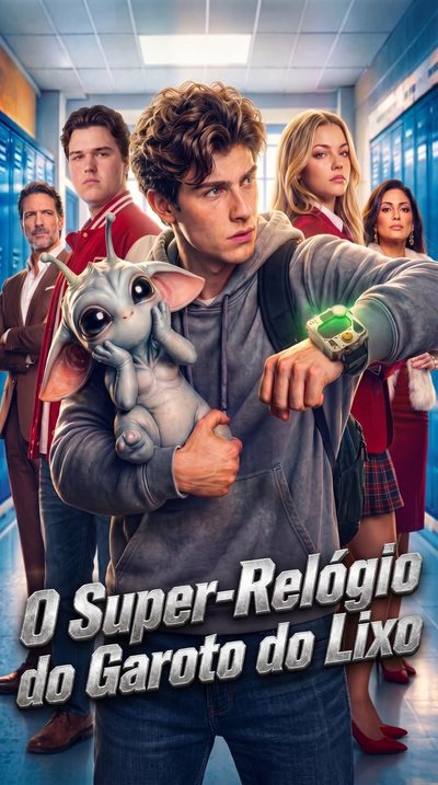 Capa da miniss&eacute;rie O Super-relógio do Garoto do Lixo