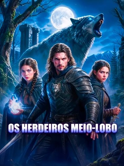Capa da miniss&eacute;rie Os Herdeiros Meio Lobo