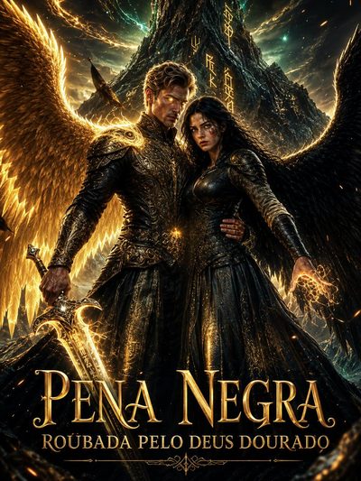 Capa da miniss&eacute;rie Pena Negra: Roubada Pelo Deus Dourado