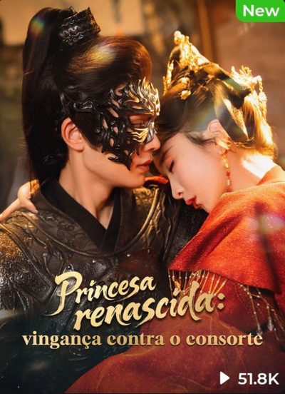 Capa da minisserie Princesa Renascida: Vingança Contra o Consorte🌟