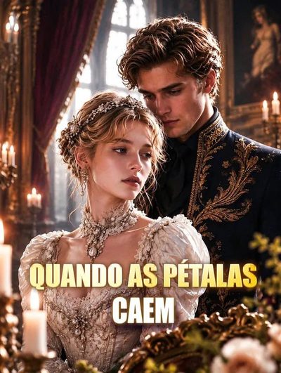 Capa da miniss&eacute;rie Quando as Pétalas Caem