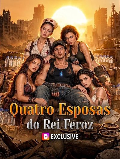Capa da miniss&eacute;rie Quatro Esposas do Rei Feroz