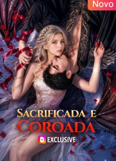 Capa da miniss&eacute;rie Sacrificada e Coroada