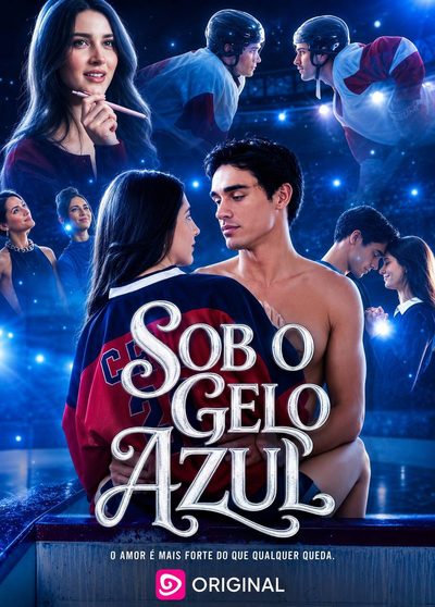 Capa da minisserie Sob o Gelo Azul - Beneath the Blue Ice