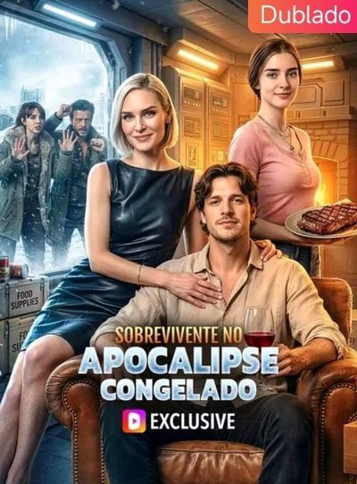 Capa da miniss&eacute;rie Sobrevivente no Apocalipse Congelado