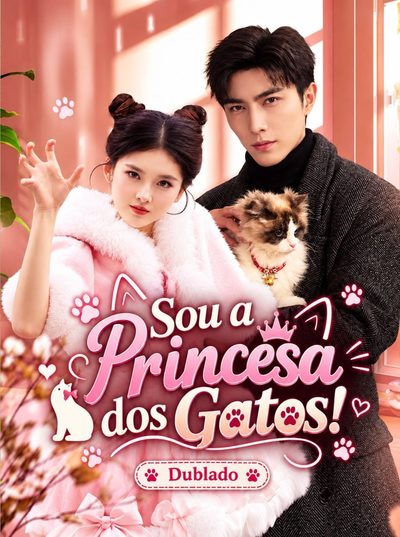 Capa da miniss&eacute;rie Sou a Princesa dos Gatos!