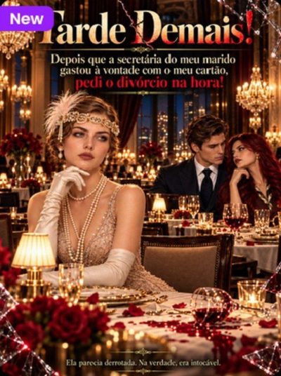 Capa da miniss&eacute;rie Tarde Demais! Depois que a Secretária do Meu Marido Gastou à Vontade com Meu Cartão, Pedi o Divórcio na Hora!
