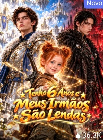 Capa da miniss&eacute;rie Tenho 6 Anos e Meus Irmãos São Lendas
