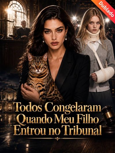 Capa da miniss&eacute;rie Todos Congelaram Quando Meu Filho Entrou no Tribunal -
