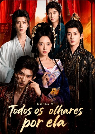 Capa da minisserie Todos os Olhares por Ela Orientações da Fênix Vermelha