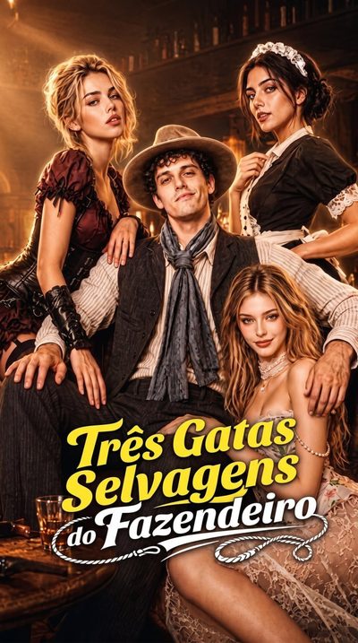 Capa da minisserie Três Gatas Selvagens do Fazendeiro