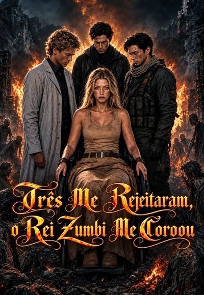 Capa da miniss&eacute;rie Três Me Rejeitaram,o Rei Zumbi Me Coroou
